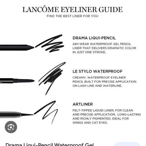 🌙💕Rare! Lancome Brun Drama Liqui Pencil Long wear Eyeliner - Picture 4 of 12